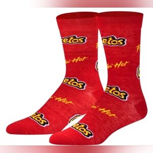 Cheetos flaming hot socks